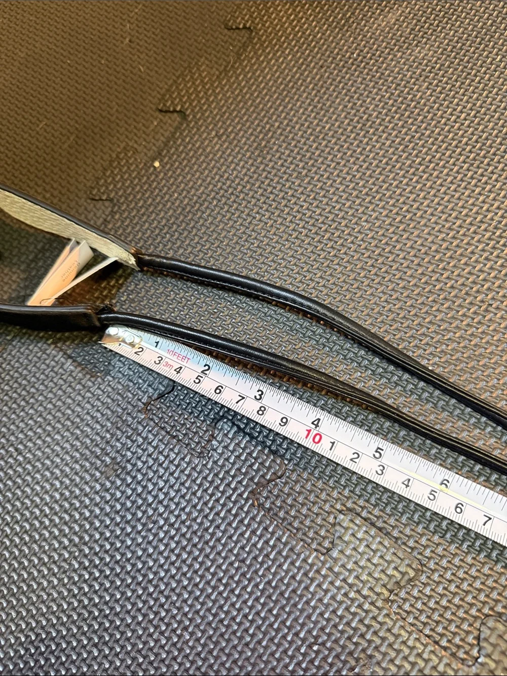 White House Black Market Black Suede Obi Belt with Tassel Ties
